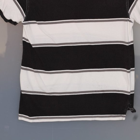 The Original Arizona Jean Company  Boys Polo Shirt Black White Size Small (8) - Picture 5 of 10
